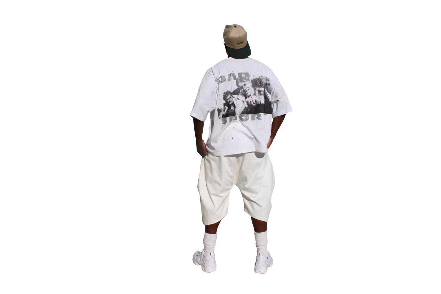 BAD SPORT Denim Bowlegged short
