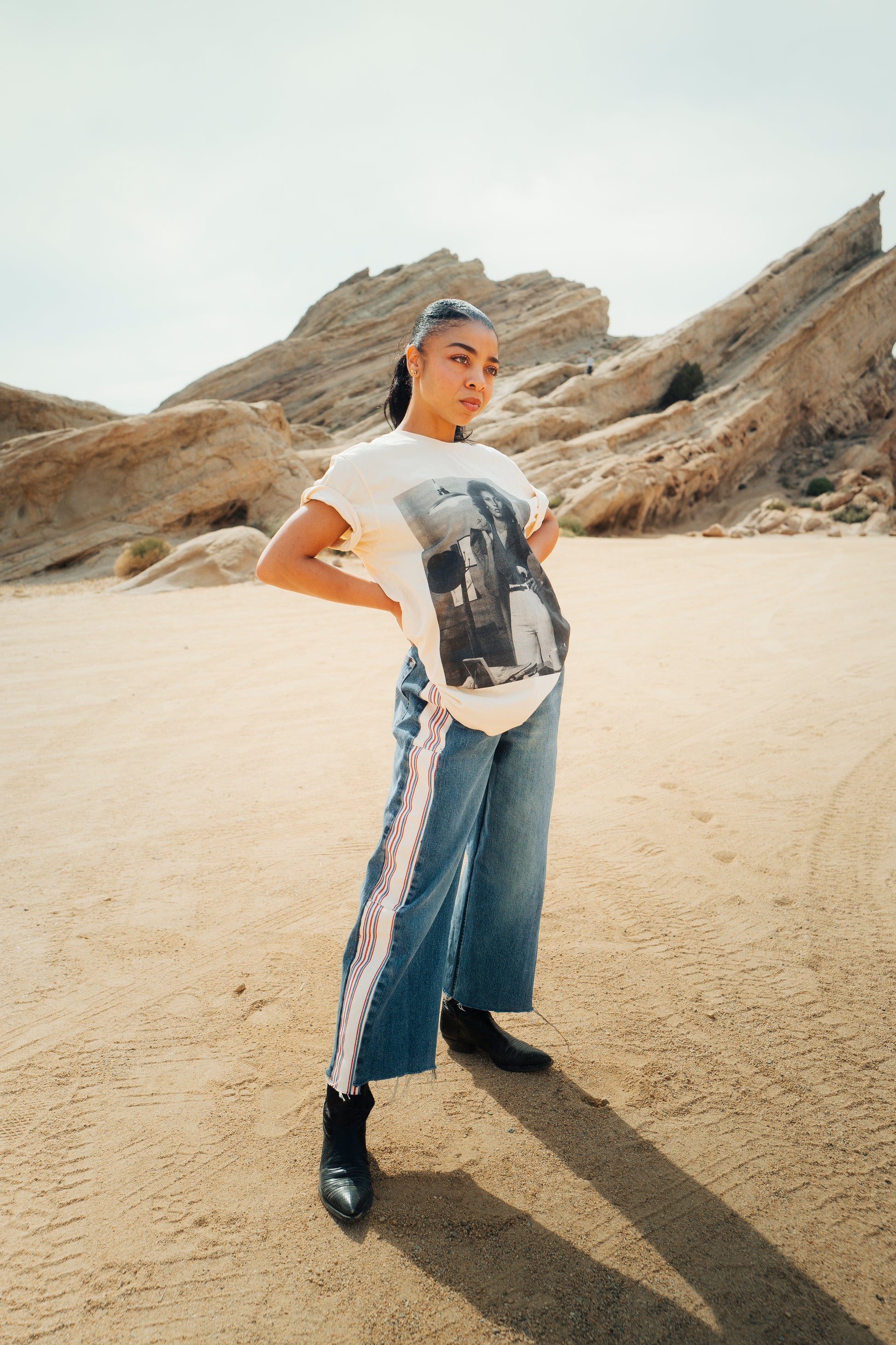 VINTAGE PANEL 501'S; PAM SWOON TEE