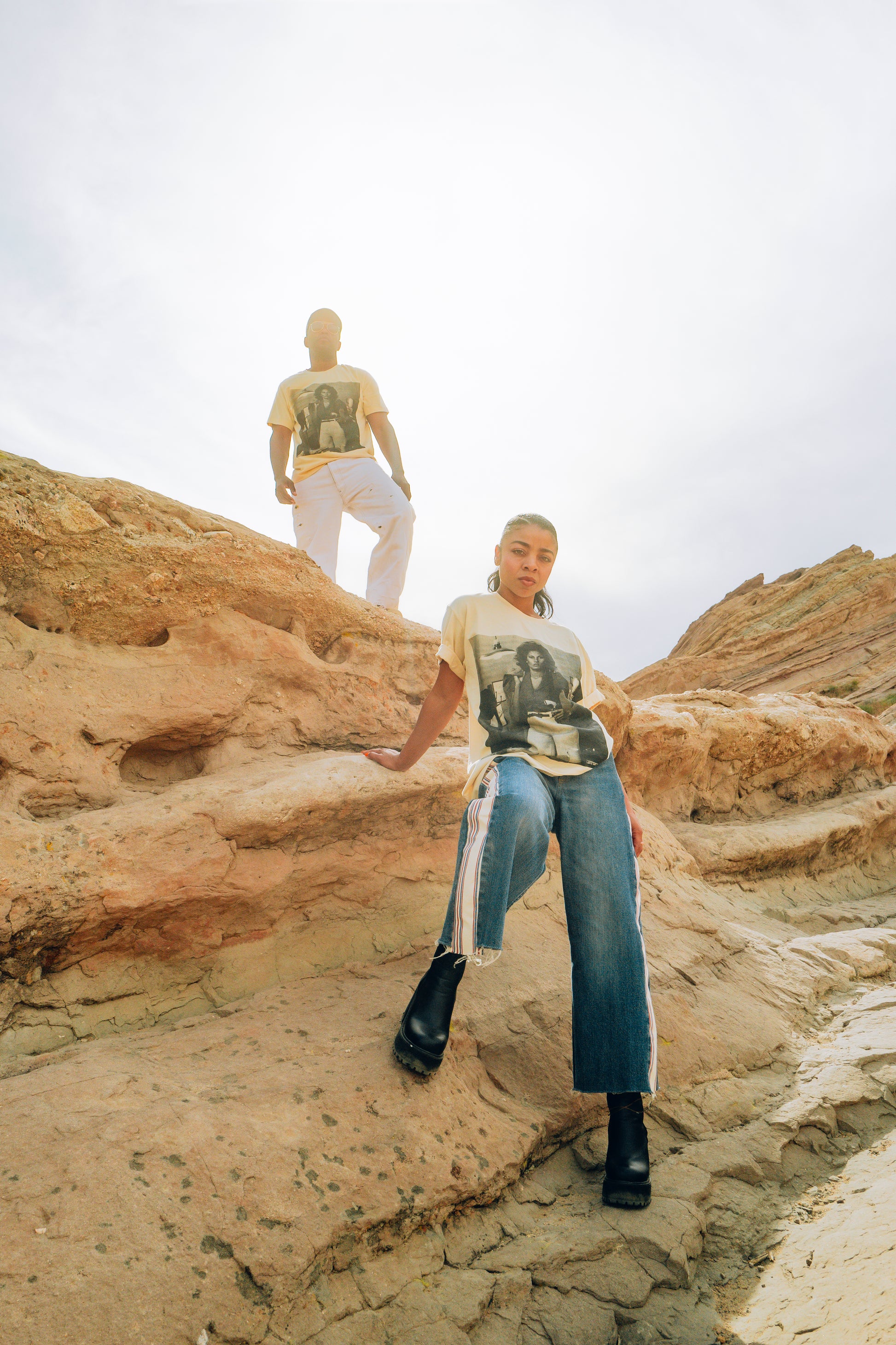 PAM SWOON TEES; VINTAGE PANEL 501; VINTAGE EYECU PATCHED 501