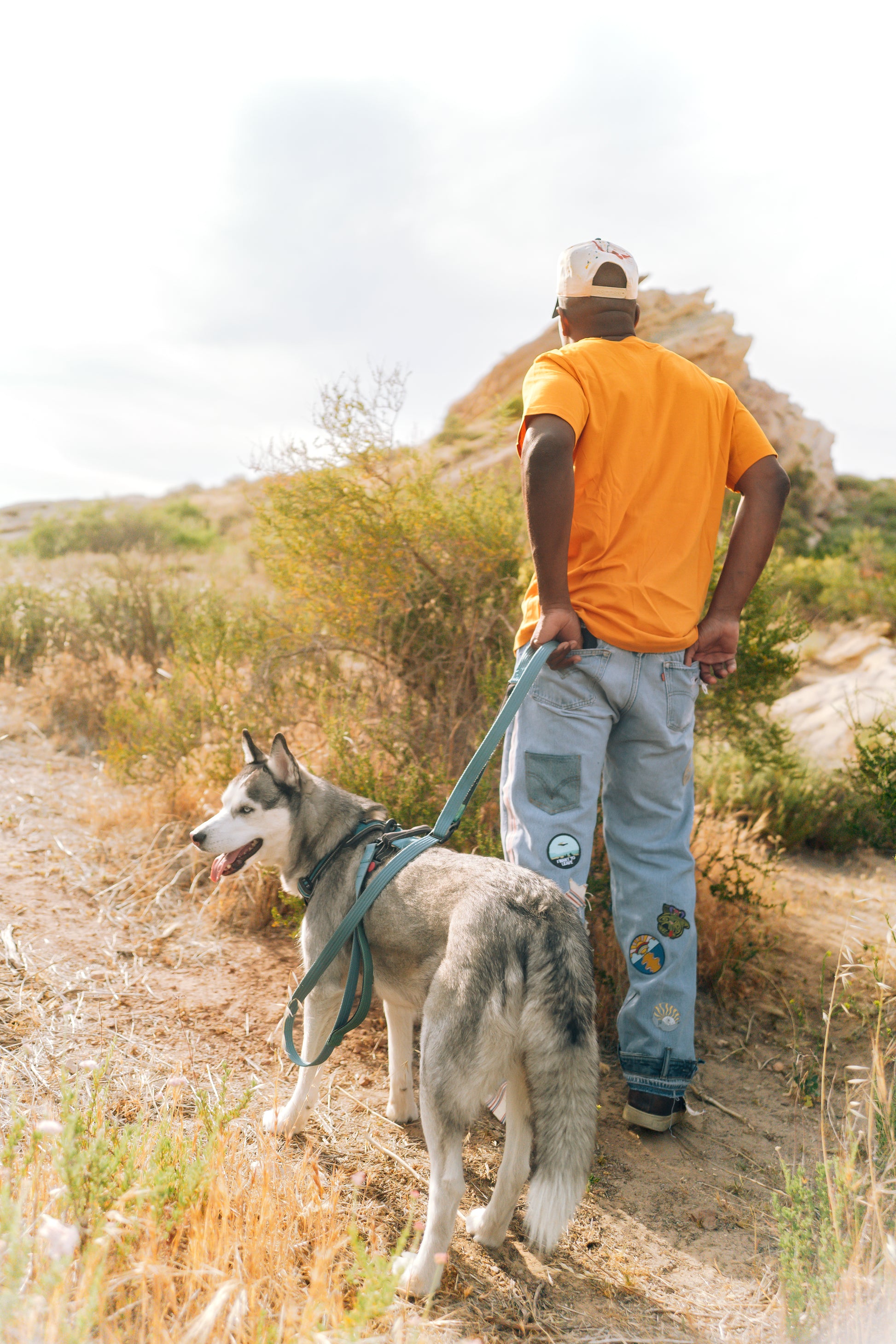 VINTAGE PATCHED PANEL 501'S