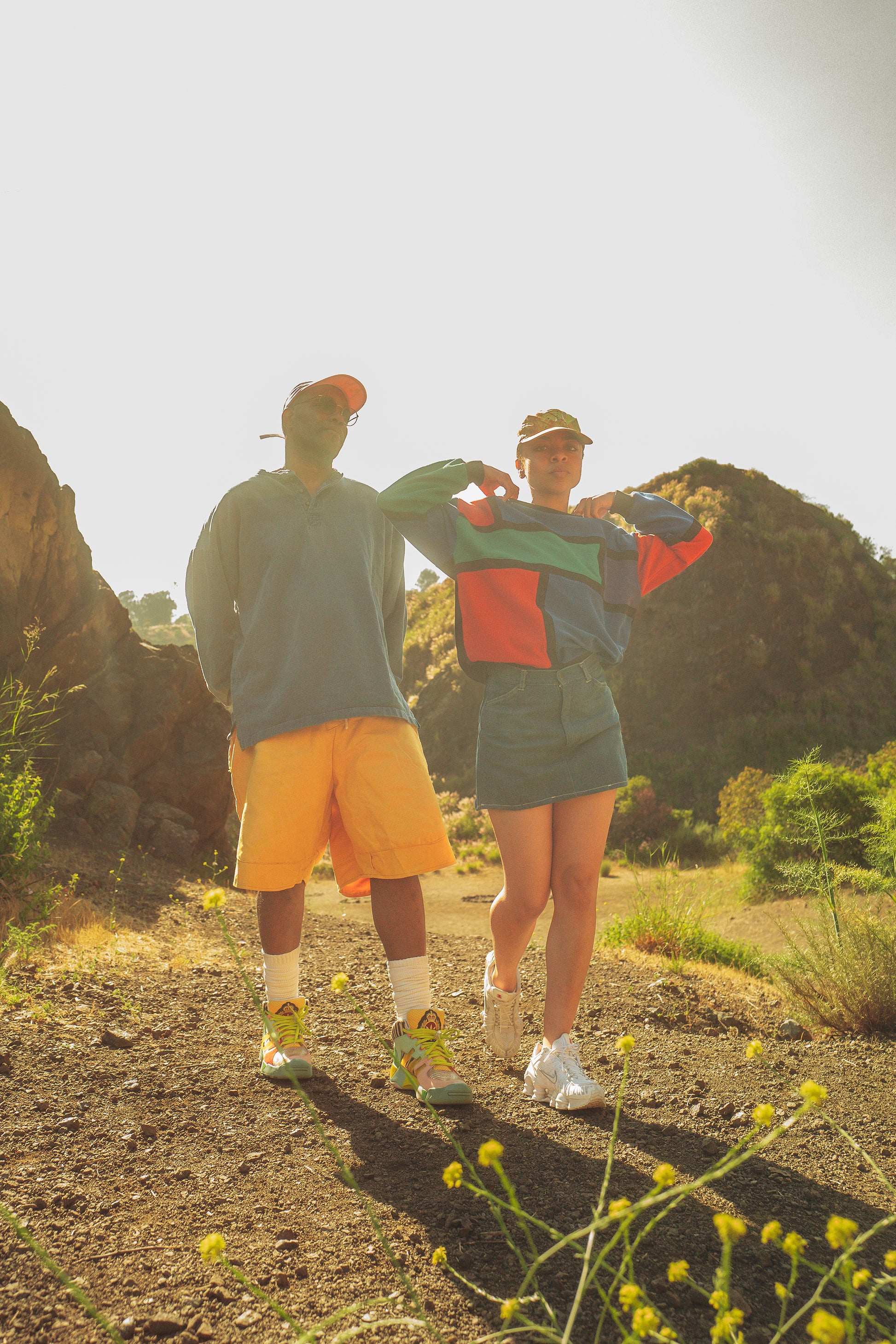 VINTAGE LONG SLEEVE SHIRTS; HVY SHORT; PARIS DENIM MINI; PINT DAB CAPS