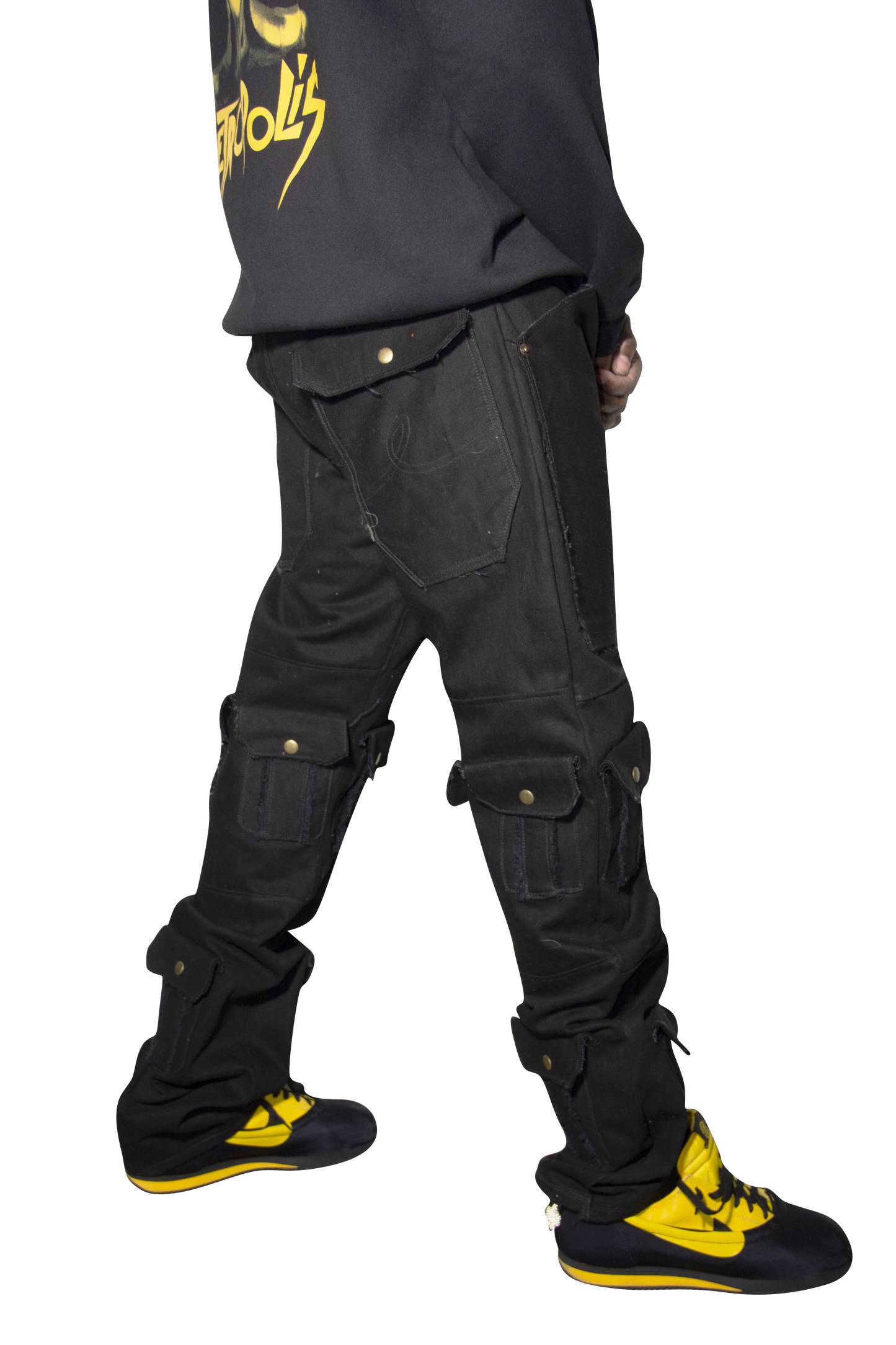 Black WOLF Multi Pocket Denim