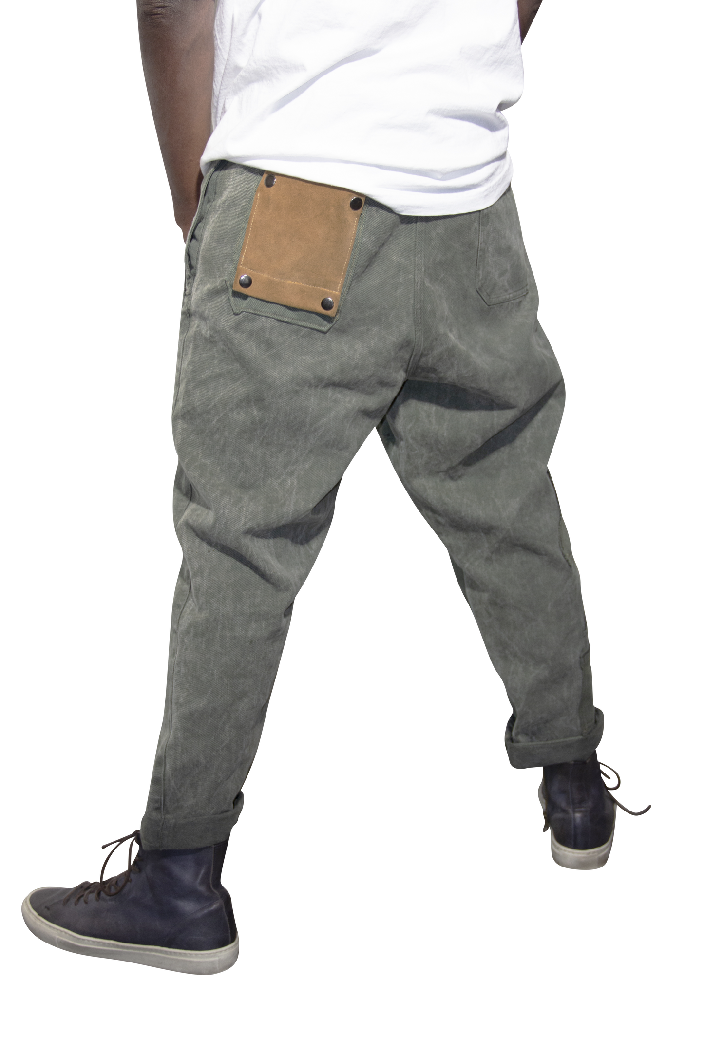 Distressed Cargo Denim