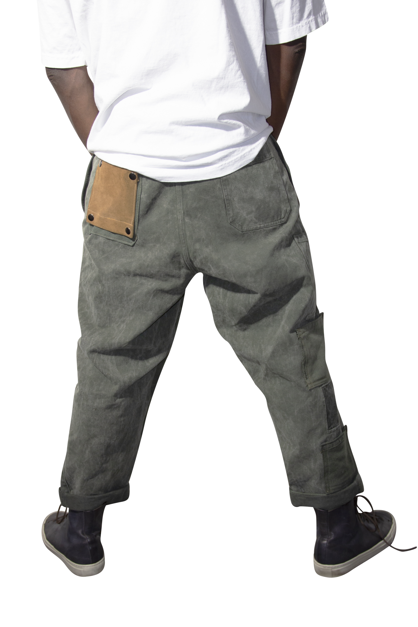 Distressed Cargo Denim