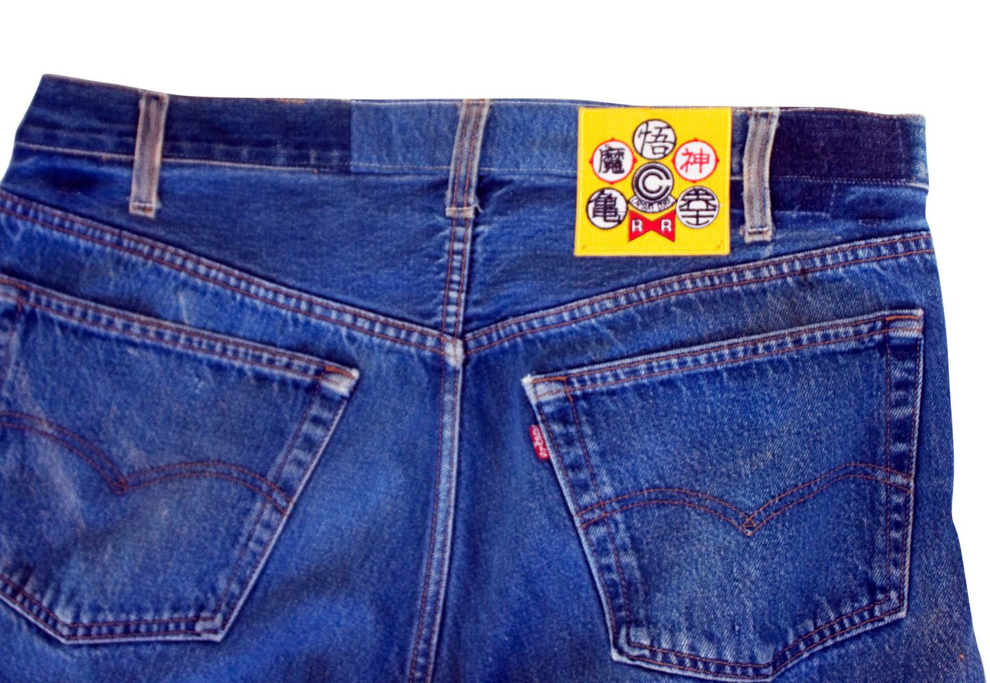 Mens Patchwork Denim