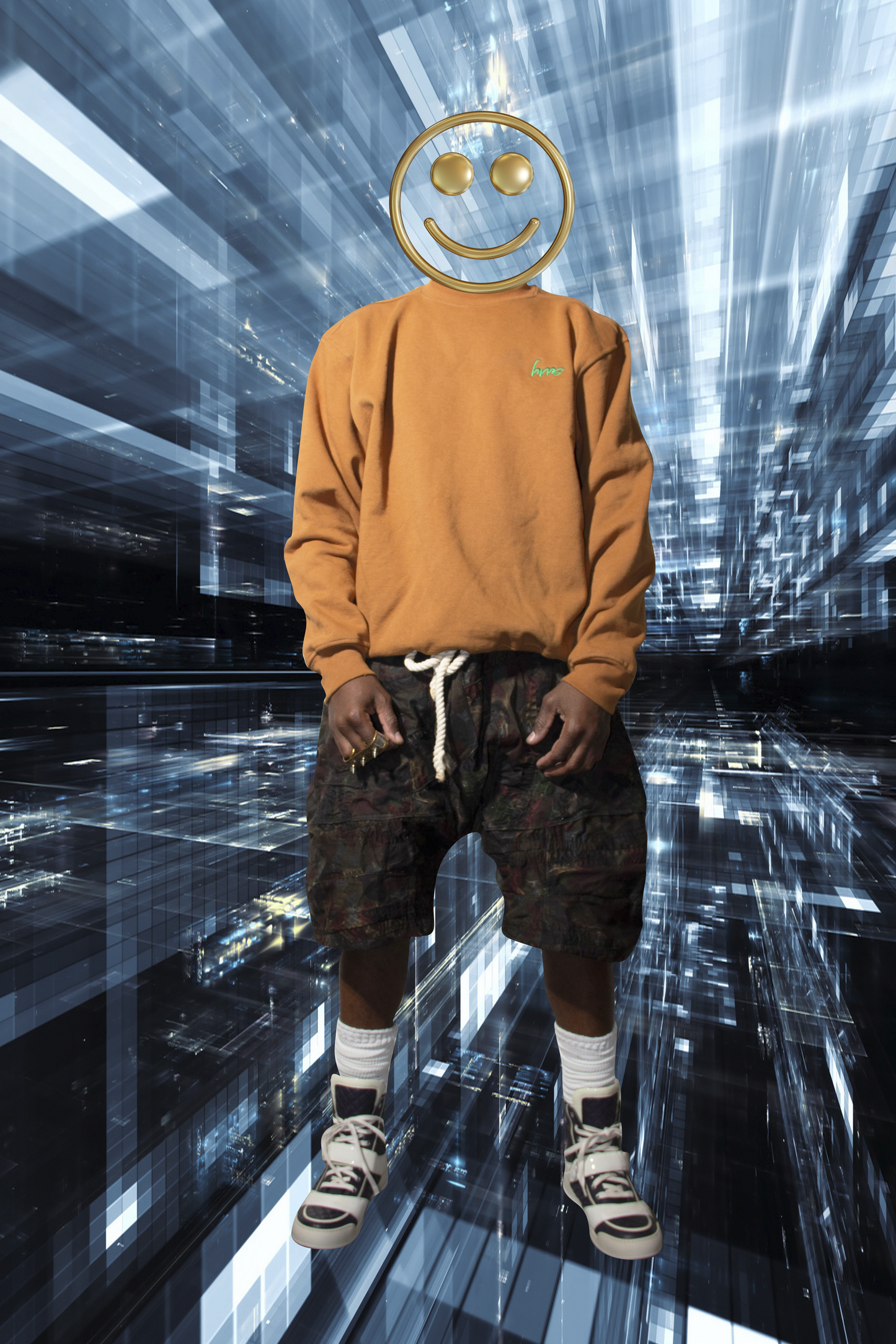 Vintage patchwork "Cap Cargo Short V2"