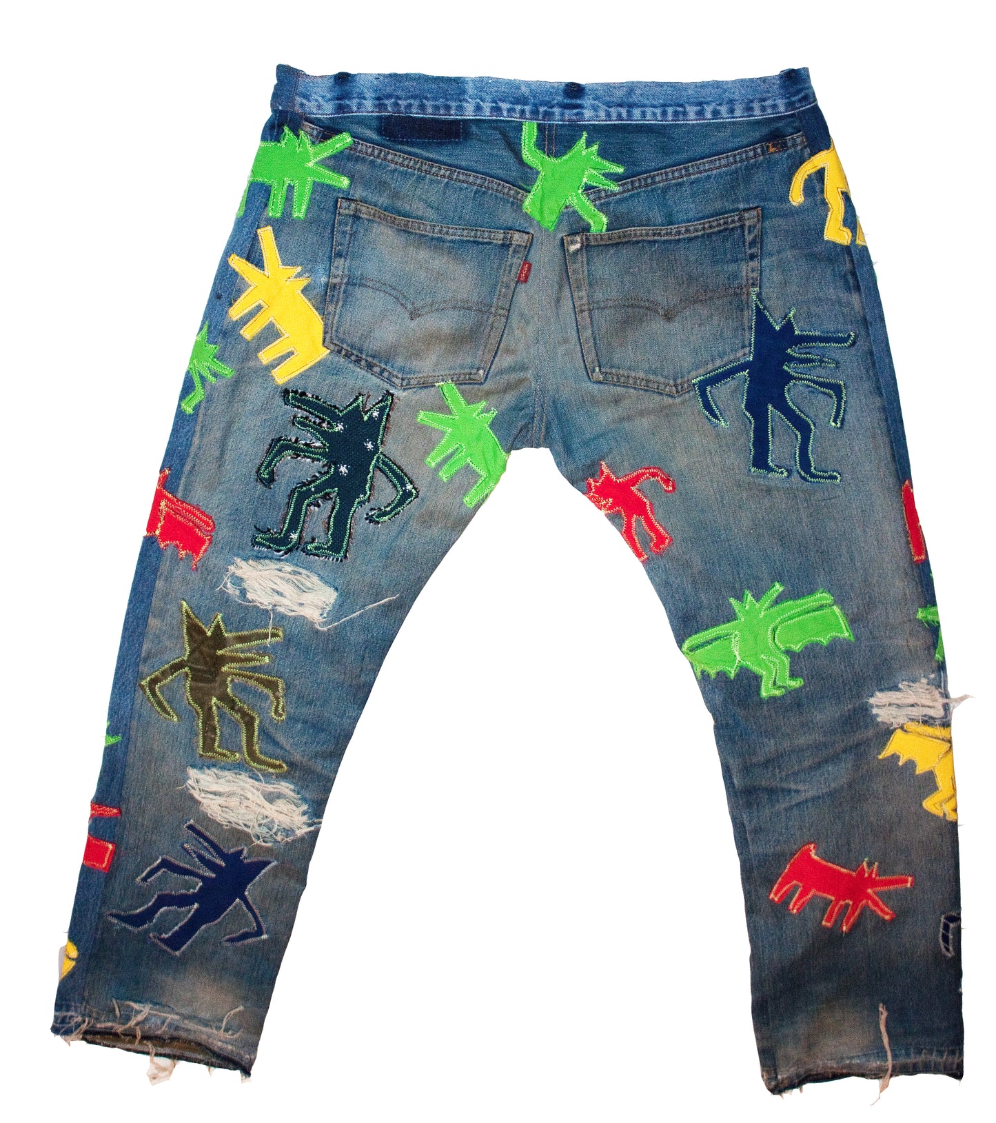 KEITH HARING Homage "DOG LIFE" DENIM