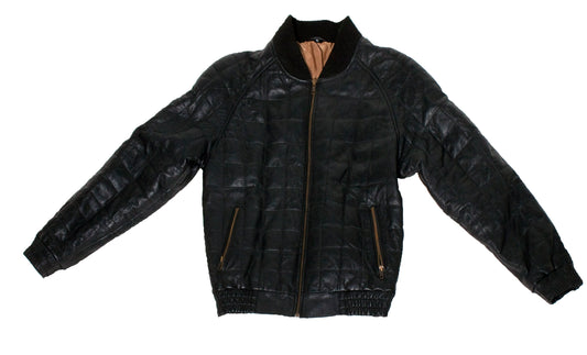 Quilted Lambskin Bomber